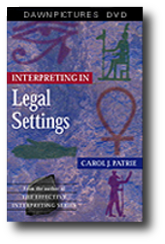 Interpreting in Legal Settings